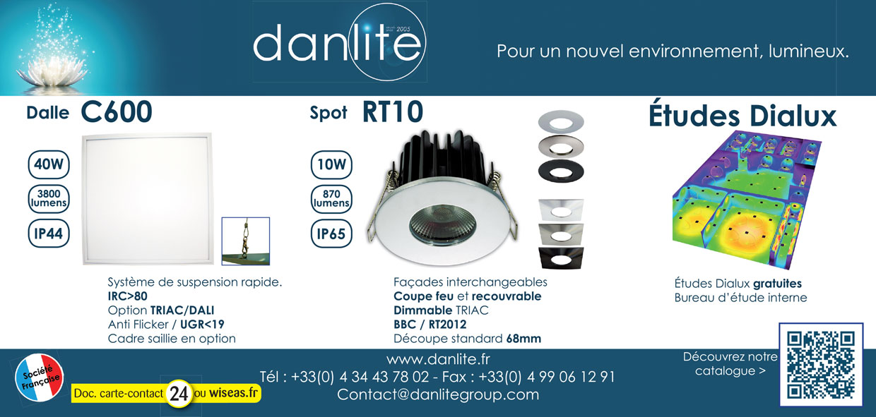 Catalogue Solutions Led, Spot RT10, dalle C600