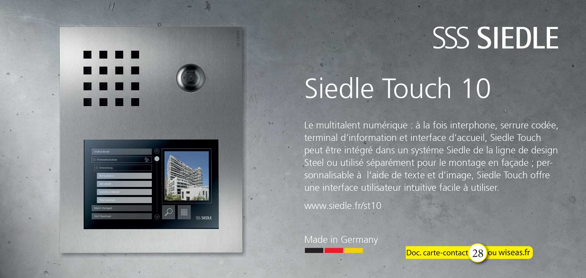 Siedle Touch 10