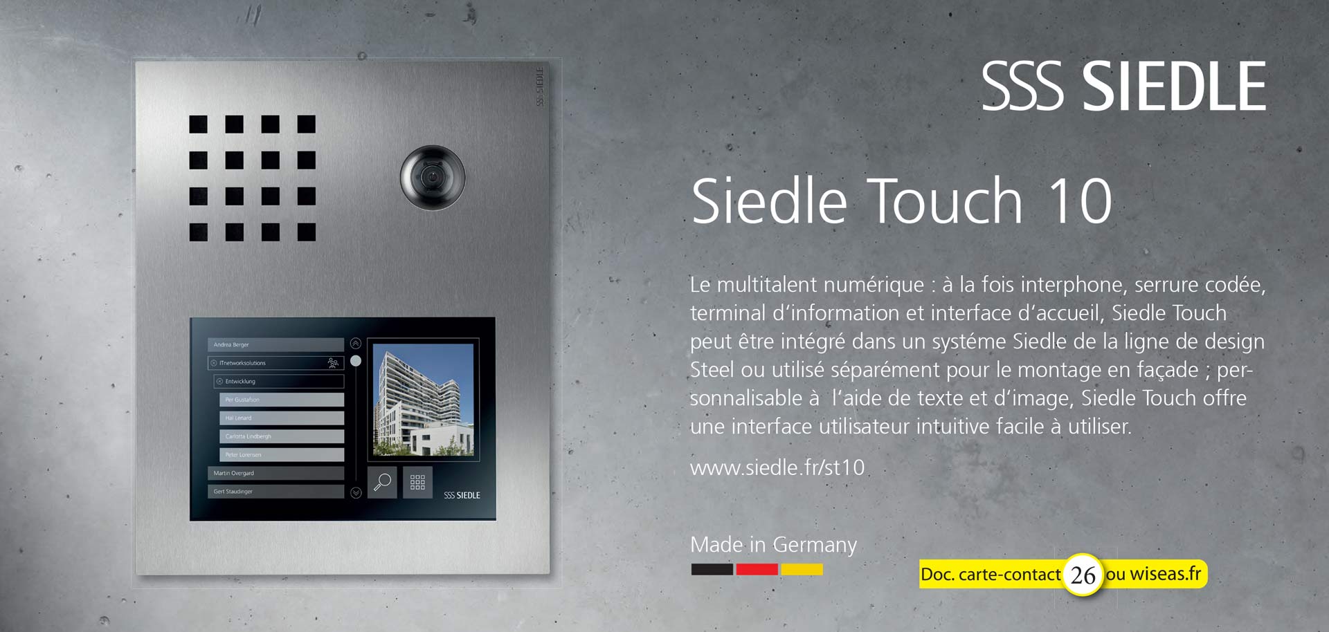 Siedle Touch 10