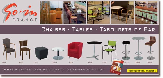 Chaises, tables, tabourets